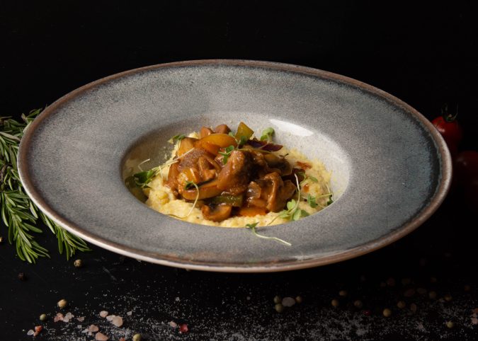 Tocăniță cu hribi / Mushroom stew with porcini